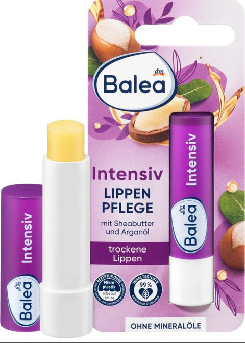 Balea Lip Care Intensive, 4.8 g,Skin compatibility dermatologically approved,With sunflower wax & berry wax,Preserves moisture