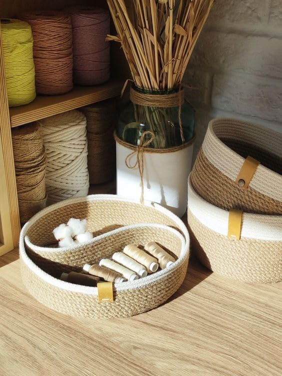MacrameStore- Jute Organizer 20 cm - منظم جوت