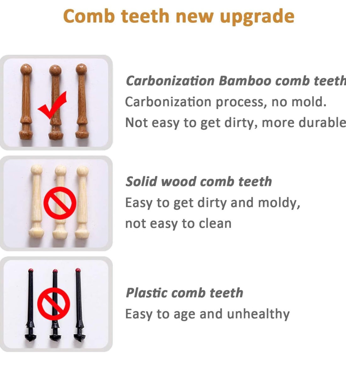 Wooden Hair Stimulate Brushes