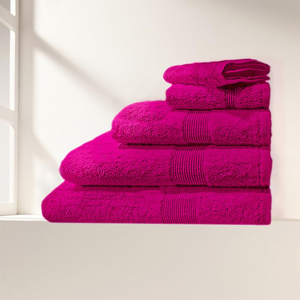 Towel Model R12- Size: 70 cm x 140 cm - Color: Violet- Made In Egypt.