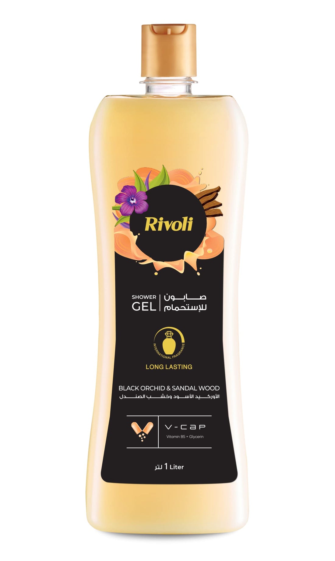 Rivoli shower gel black 1ltr