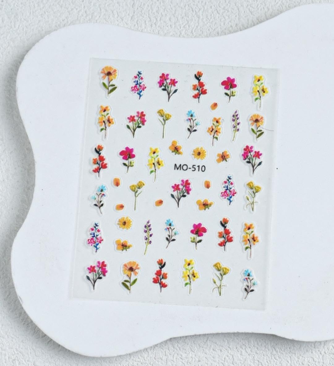 Modern 5D Nail Sticker - 3D Nail Art Design - Attractive Look in Minutes - High Quality Sticker Compatible with Nail Polish and Gel