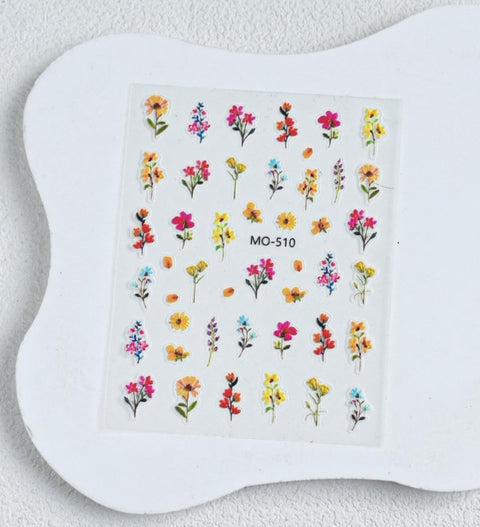 Modern 5D Nail Sticker - 3D Nail Art Design - Attractive Look in Minutes - High Quality Sticker Compatible with Nail Polish and Gel