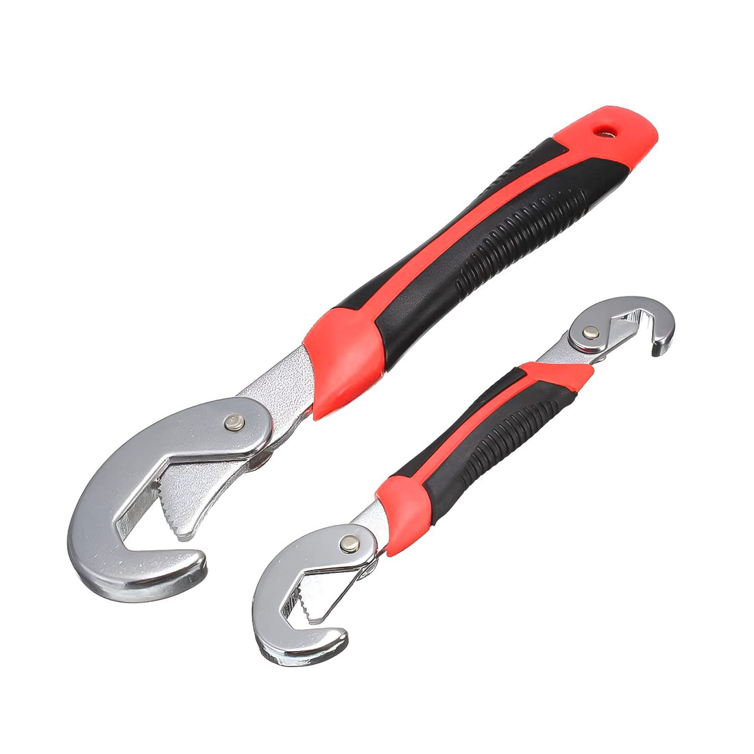 Oblivion Quick Snap N Grip 2-Pcs | Multi-Function Adjustable Quick Grip Wrench Spanner Set | Universal Hand Tool for Nuts, Bolts & Pipes | Heavy-Duty for Home, Garage & Workshop