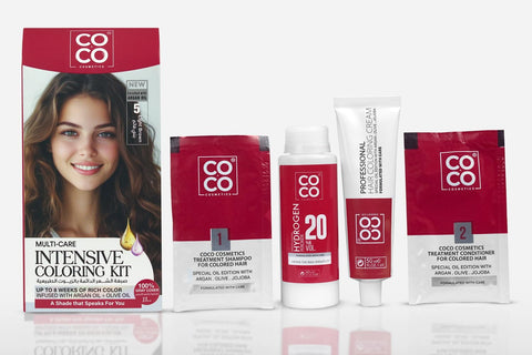 Multi Care Intensive Coloring Kit 5 Light Brown