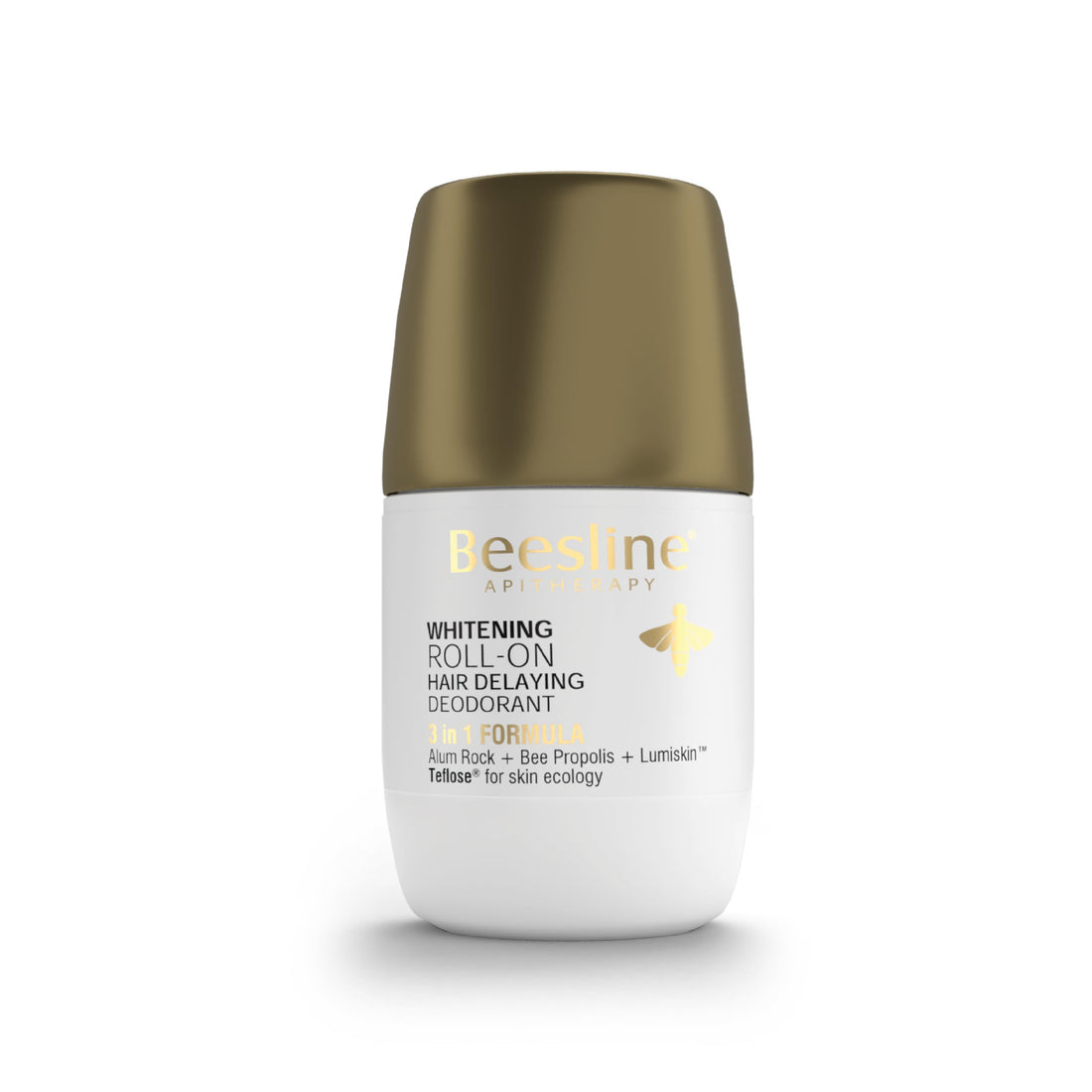 Beesline Whitening Roll-On Deodorant Hair Delaying 48h Protection - 50 ml
