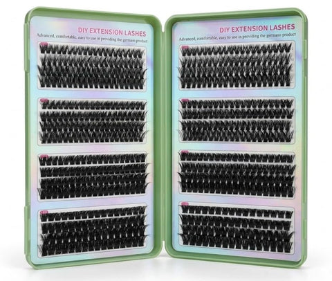 LAHES 660PCS - Extensions Individual Lash Volume 6D mink - FREE EYELASHES - Natural Eyelashes -ONE BY ONE (FN-21323)