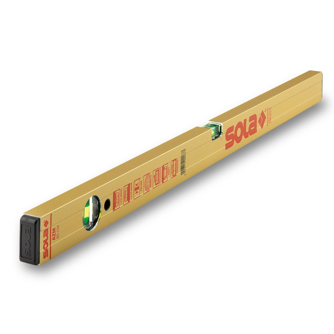 Sola Spirit Level – 40 cm, gold, magnetic – Model: AZM40