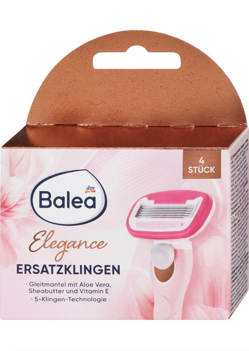 Balea razor blades Elegance, 4 pcs