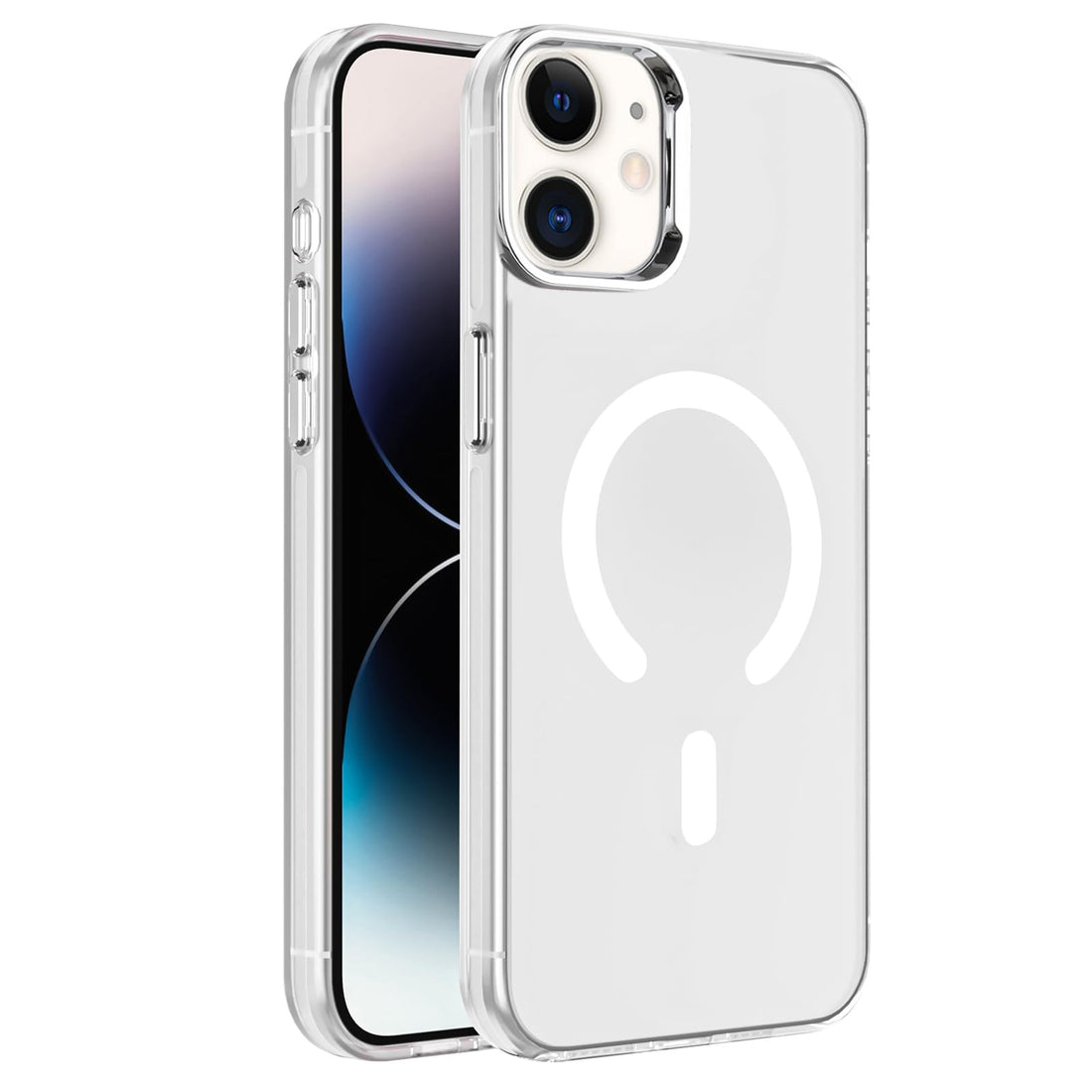 Dl3 Mobilak Case For iPhone 11 Case Crystal Clear [Not Compatible with MagSafe] Soft TPU Gel Case Flexible Silicone Anti-Scratch Transparent TPU Cover - White