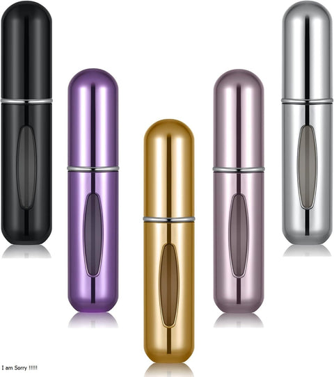 MAKYSTORE 5ml Empty Refillable Atomizer Bottle Mini Perfume Atomizer for Aftershave Travel Vacation Night Outings (1 Pack)