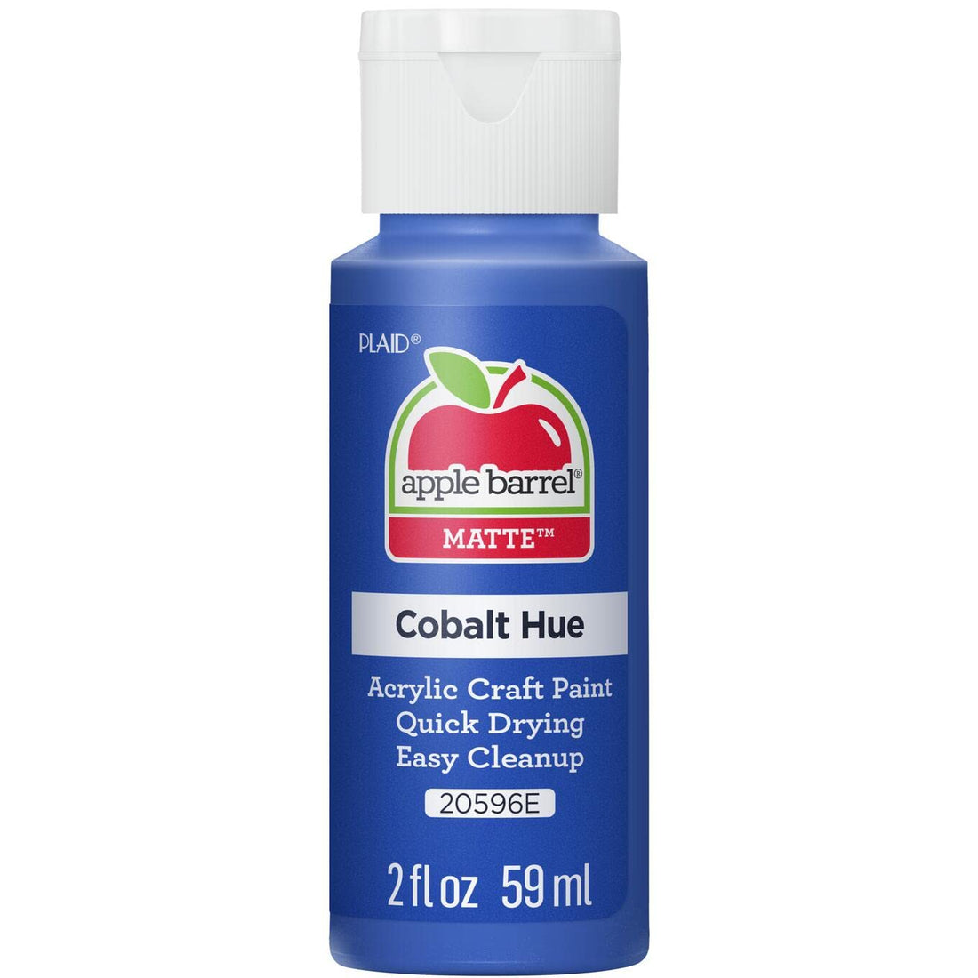 Apple Barrel Plaid Acrylic Paint In Assorted Colors (2 Oz) 20596 Cobalt Blue