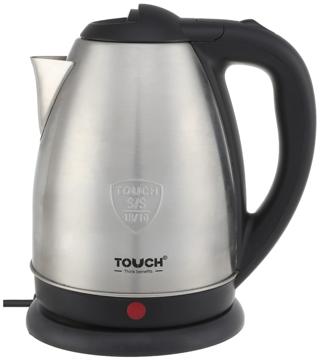 El Zenouki Touch Star Stainless Steel Kettle, 1.8 Liter - Silver