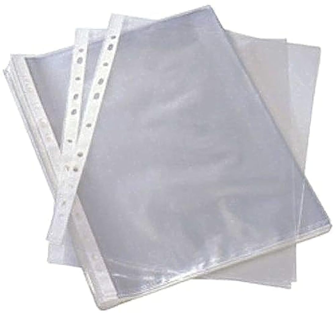 Set of plastic files, transparent, 100 piece, ST33687