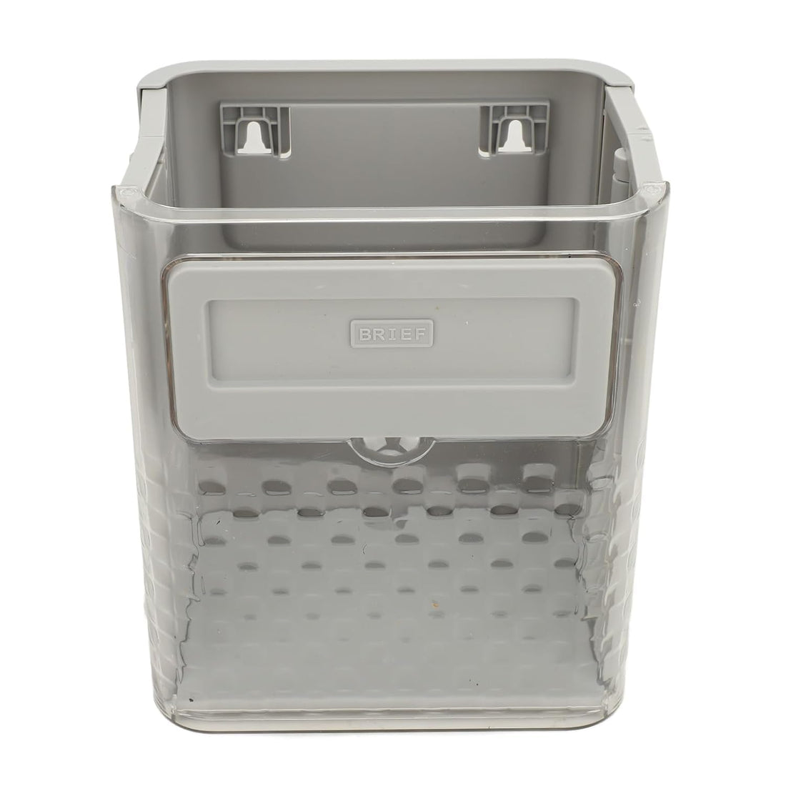 Over Door Acrylic Kitchen Organizer Basket – Heavy-Duty Transparent Hanging Rack for Cabinets and Bathroom Storage – Durable Plastic Space Saver Basket for Cleaning Tools, Spices, and Toiletries