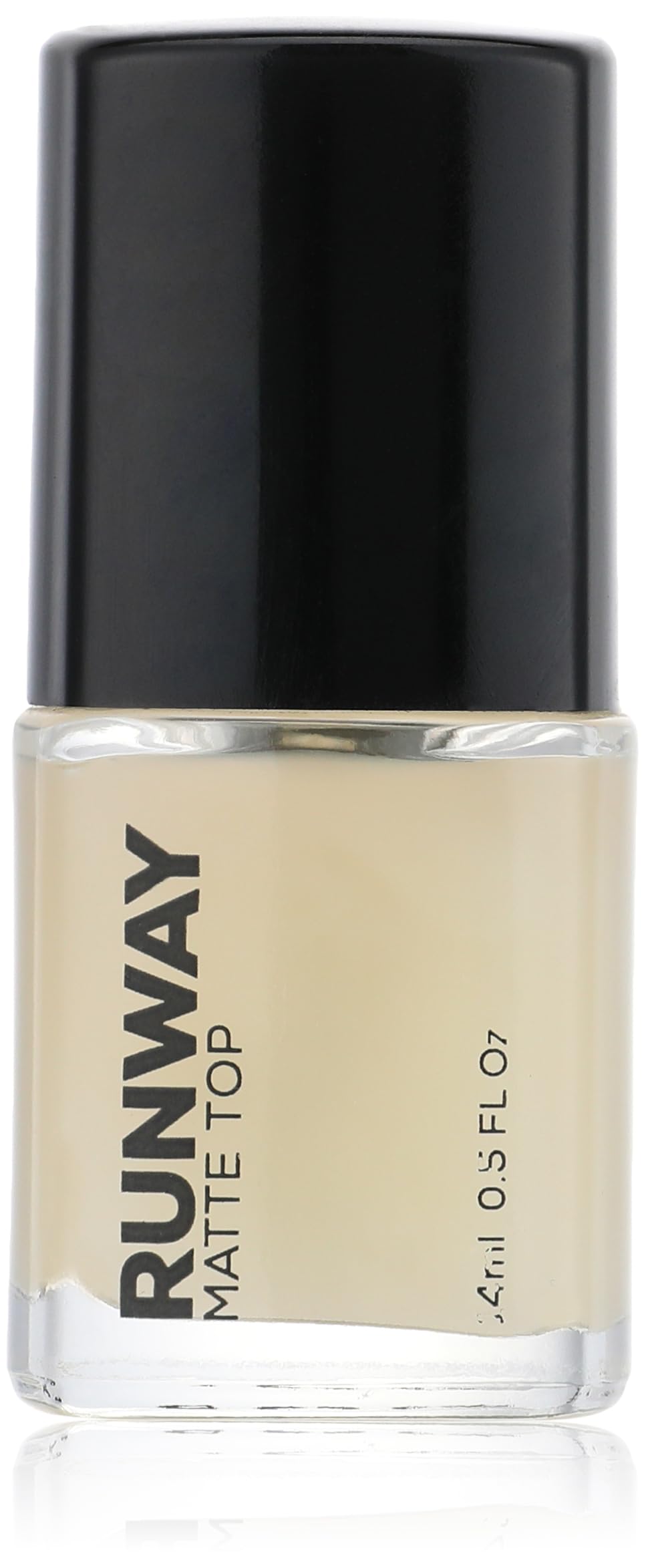 Runway nail polish matte top coat, white