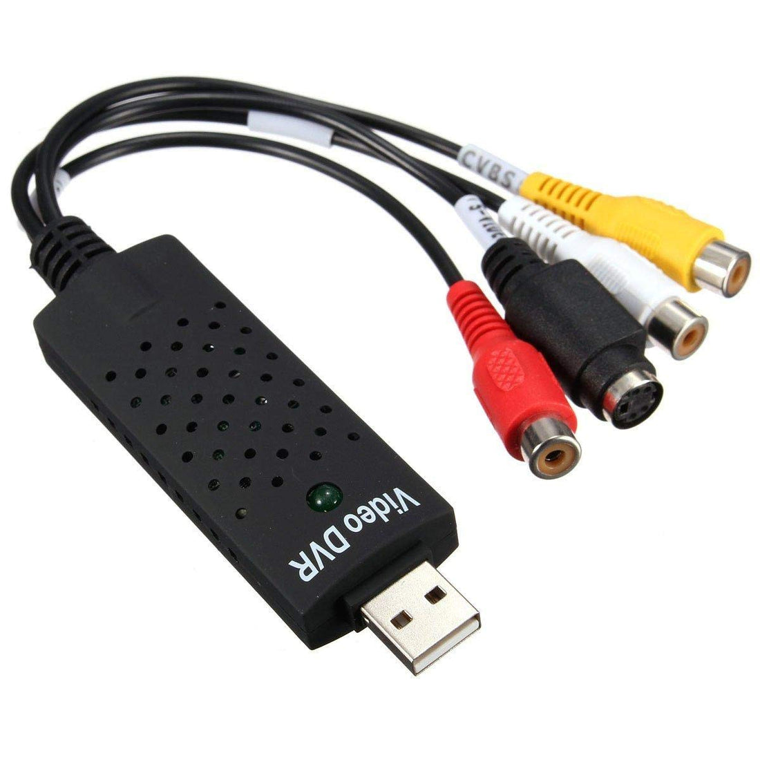 Cable USB 2.0 Video TV Tuner DVD Audio Capture Card Converter Adapter for Win 7 8 Mac
