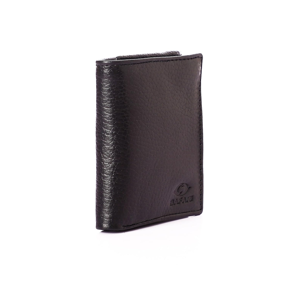 Top Leather (SA 114) Trifold Wallet for Men - Ultra Strong Stitching - Handcrafted eagyptian Leather - Extra Capacity Trifold Wallet - Thin and Sophisticated Tri-Fold Design (black)