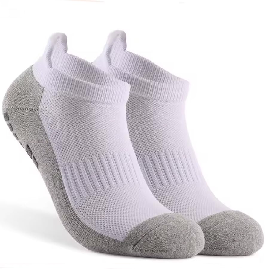 Showday Grip Soccer Socks Anti Slip Non Slip Men's Athletic Socks for Football Basketball Sports