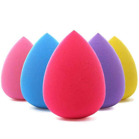 Camoha 6 Pcs Mini Makeup Sponge Set, Blender Beauty-طقم إسفنجة مكياج صغيرة من 6 قطع من كاموها، إسفنجة كريم الأساس بلندر بيوتي، خلاط بيوتي بلا عيوب للسائل والكريم والبودرة، إسفنجة مكياج متعددة الألوان