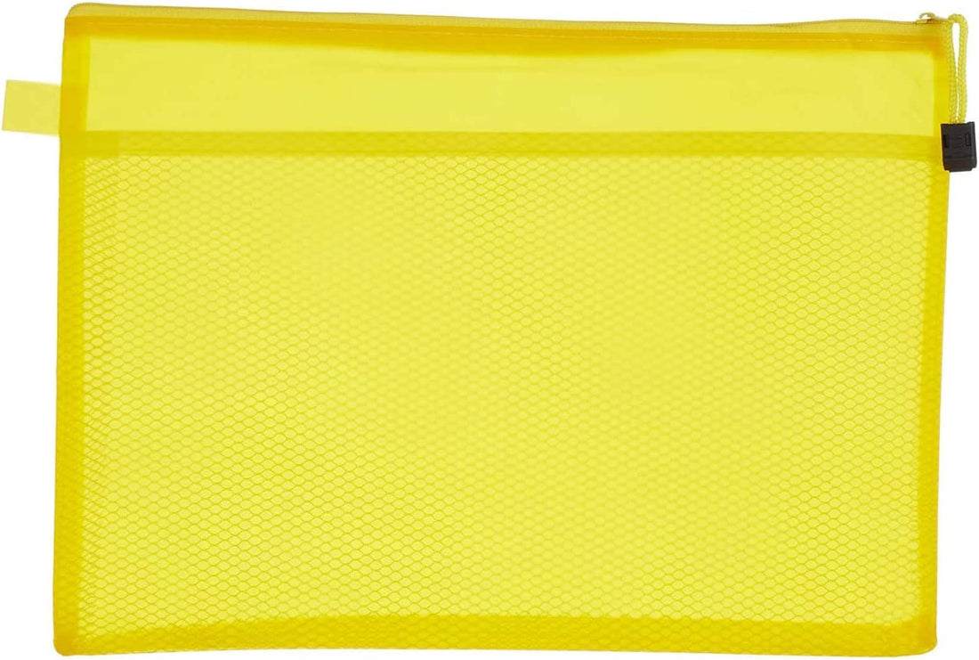 Zipper file / a4 / yellow