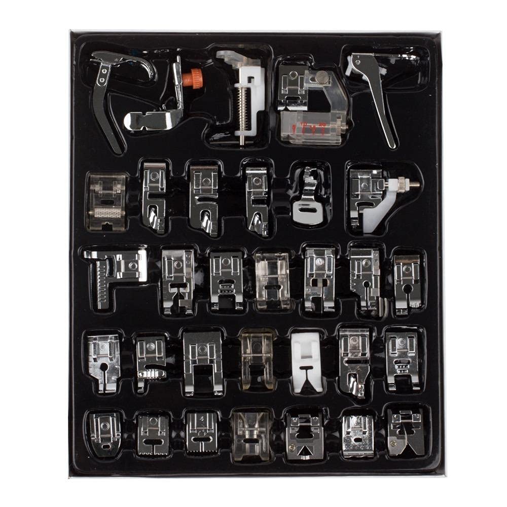 Generic 32pcs Domestic Sewing Machine Presser Foot Feet Kit Set