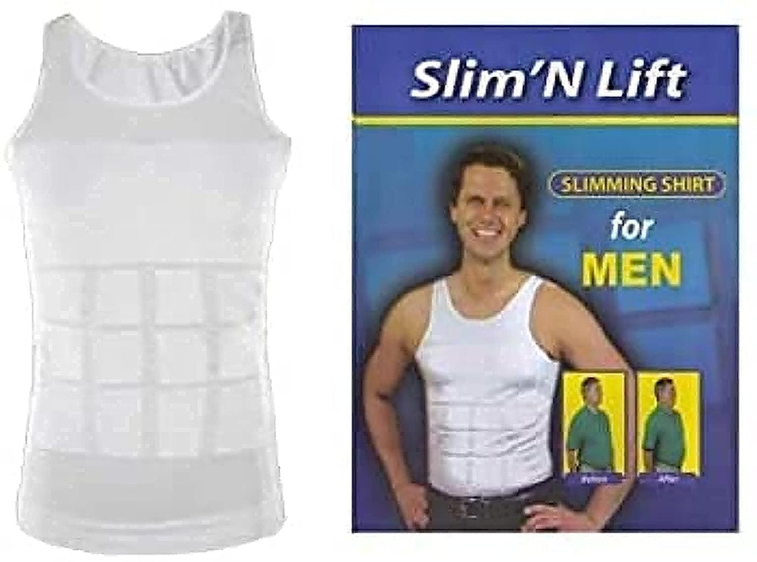 Men Waist Trainer Vest Slimming Body Shaper Compression Shirt Gym Clothes Corset XXXL