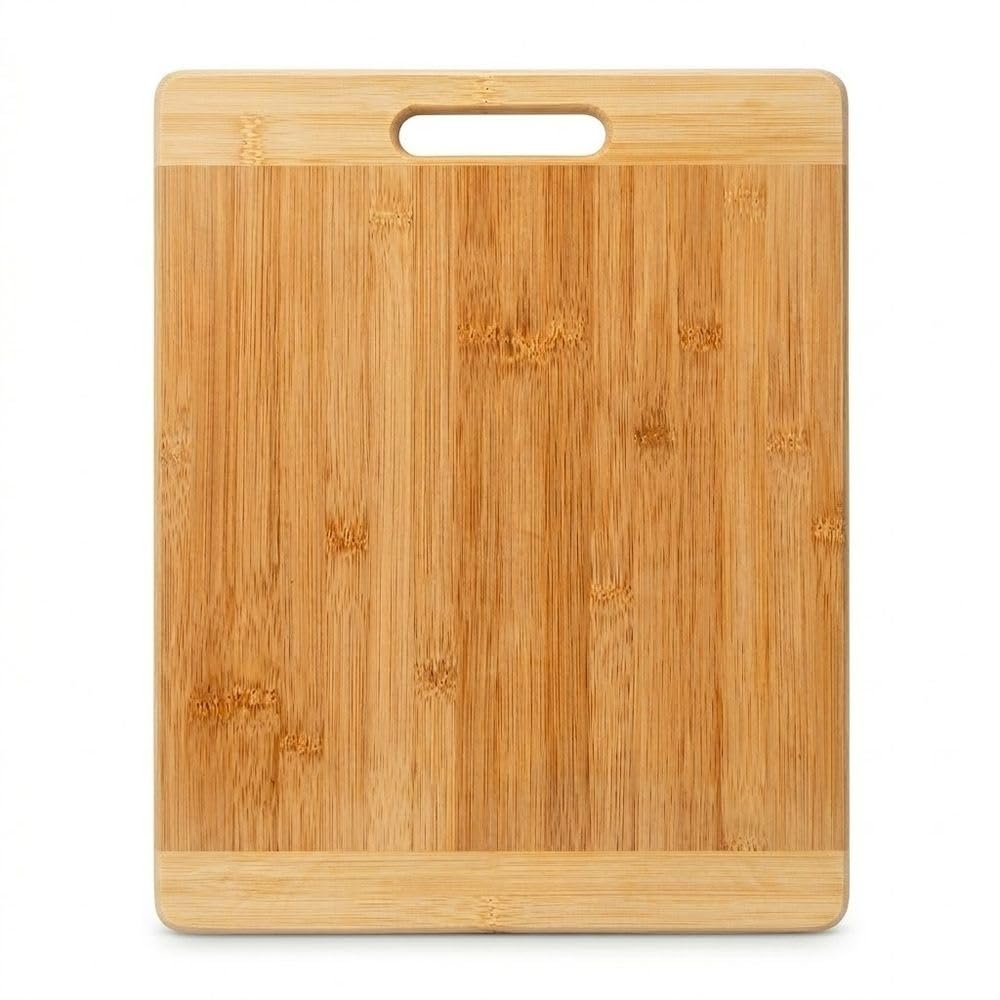 Natural Bamboo Cutting Board with Handle - B-3040