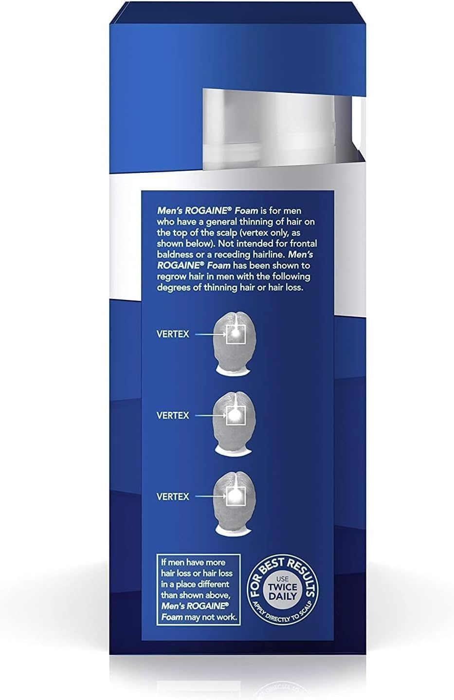 Regiane Men's Hair Regrowth Foam (73ml) Made In UK