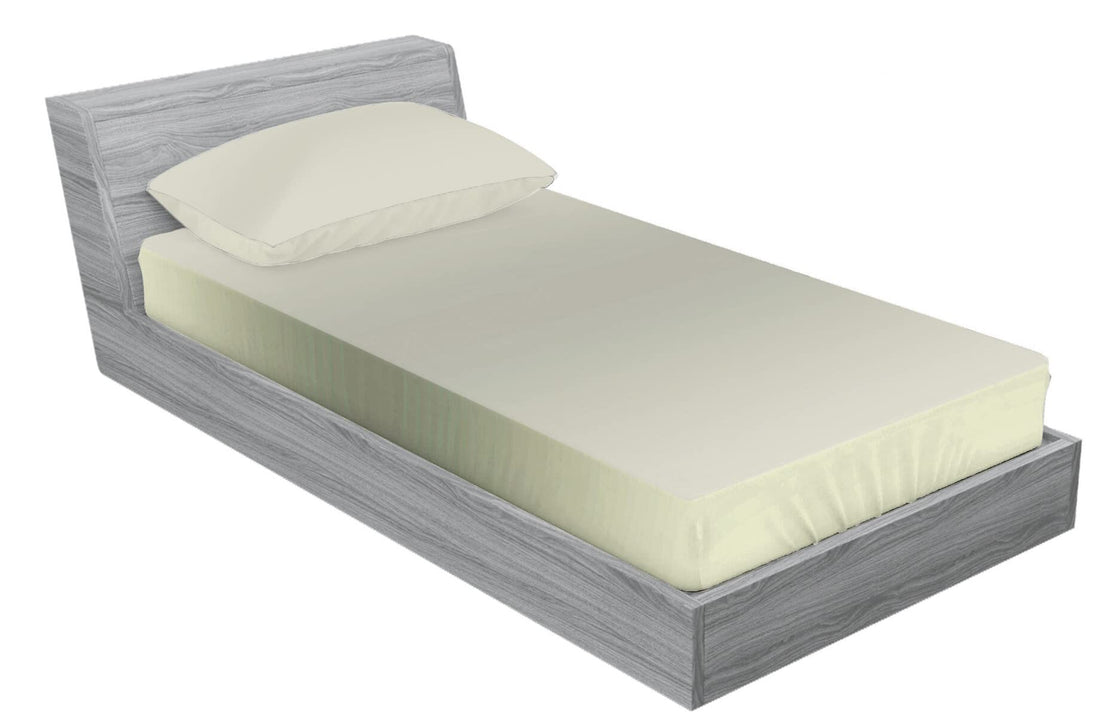 Tigers Trade Lines Single Bed Sheet Set (120cm, Off White, 2 Piece)