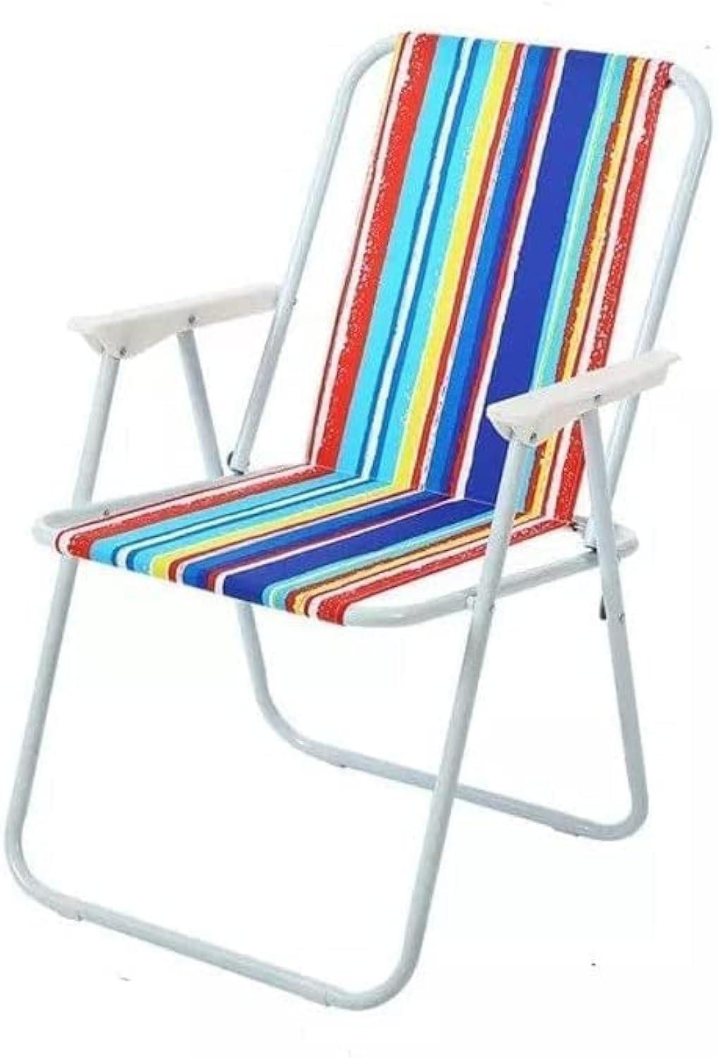 ECVV Camping Foldable Beach Chair Portable Best For Outdoor camping, Beach, Barbeque | Comfortable | Easily Fits In Car | Your perfect Picnic Partner