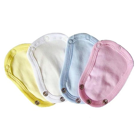 CALIDAKA Baby Bodysuit Extender, Snaps Cotton Onesie Extender Adjustable Length, Soft Jumpsuit Diaper Baby Vest Extender,Baby Romper Suit Partner, Super Utility Baby Lengthening Piece