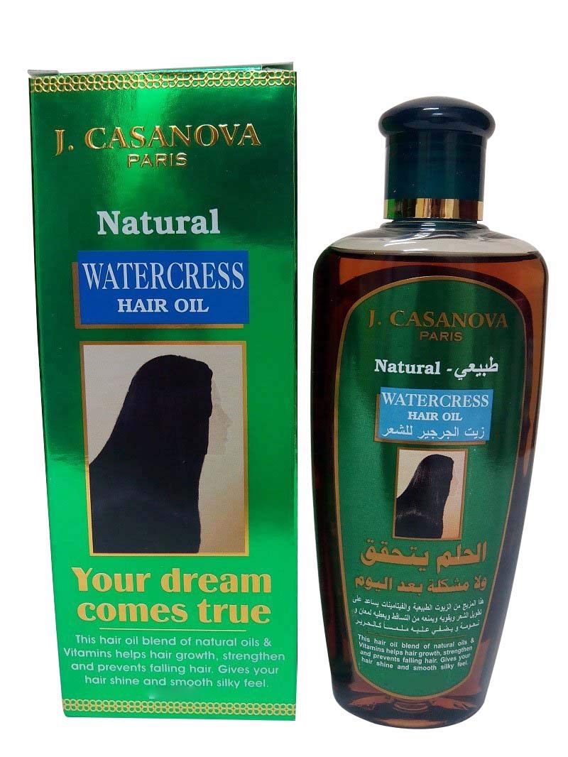Casanova Natural Watercress Hair Oil, 210 Ml