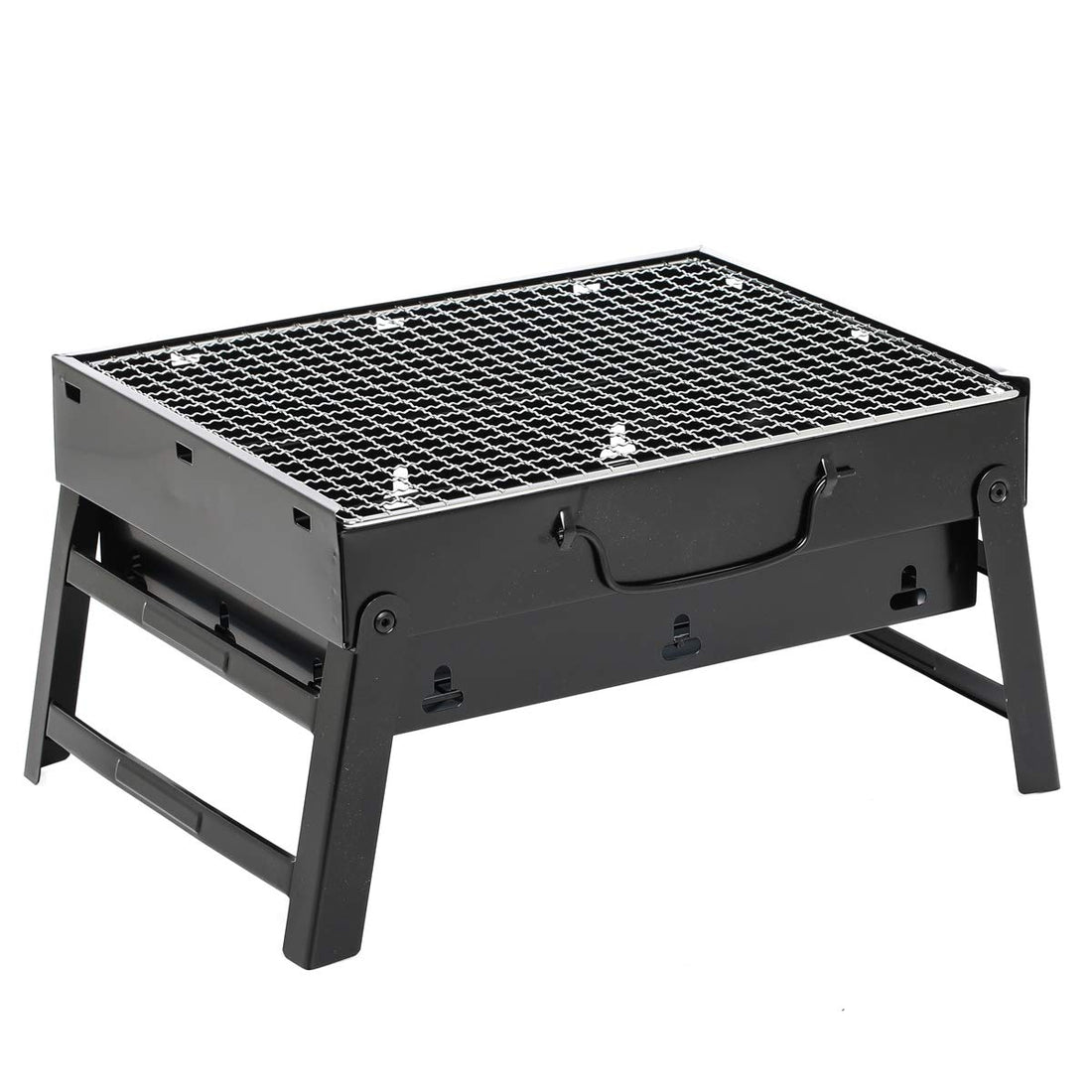 Indoor & Outdoor Small Size Barbecue Grill, Black - Y0222X049