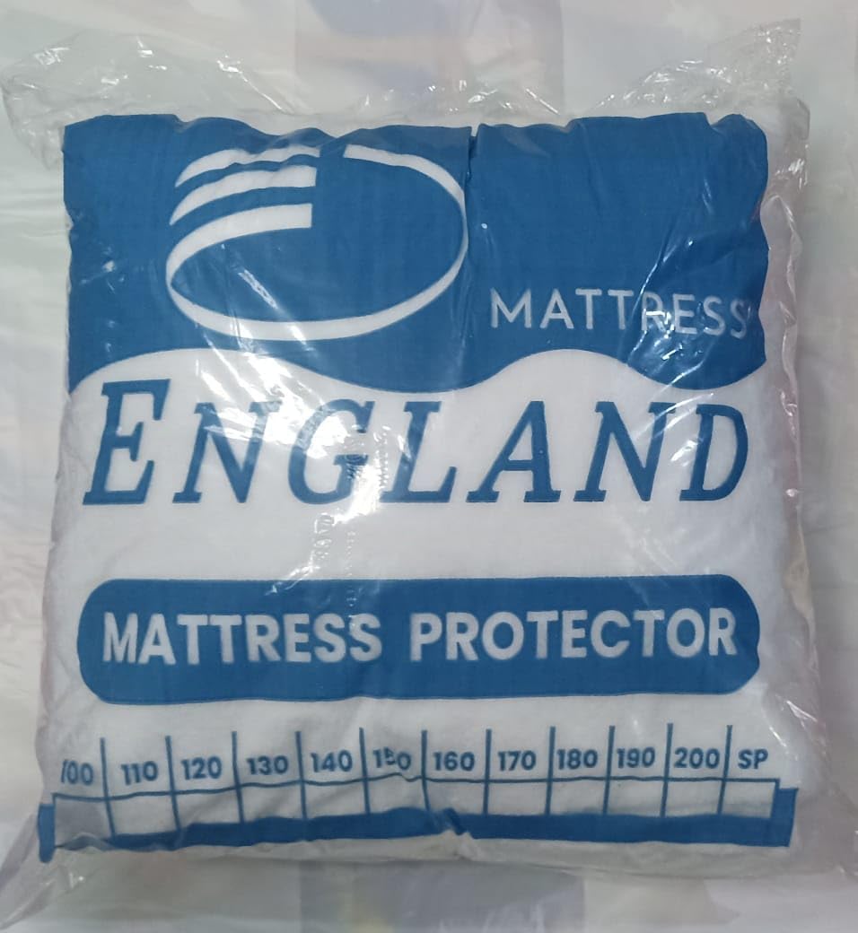 انجلاند100 - واقي مرتبة مقاوم للماء - كفر مرتبة - أبيض - machine wash - Unisex - Infants and Newborns - Children - Mattress Protector
