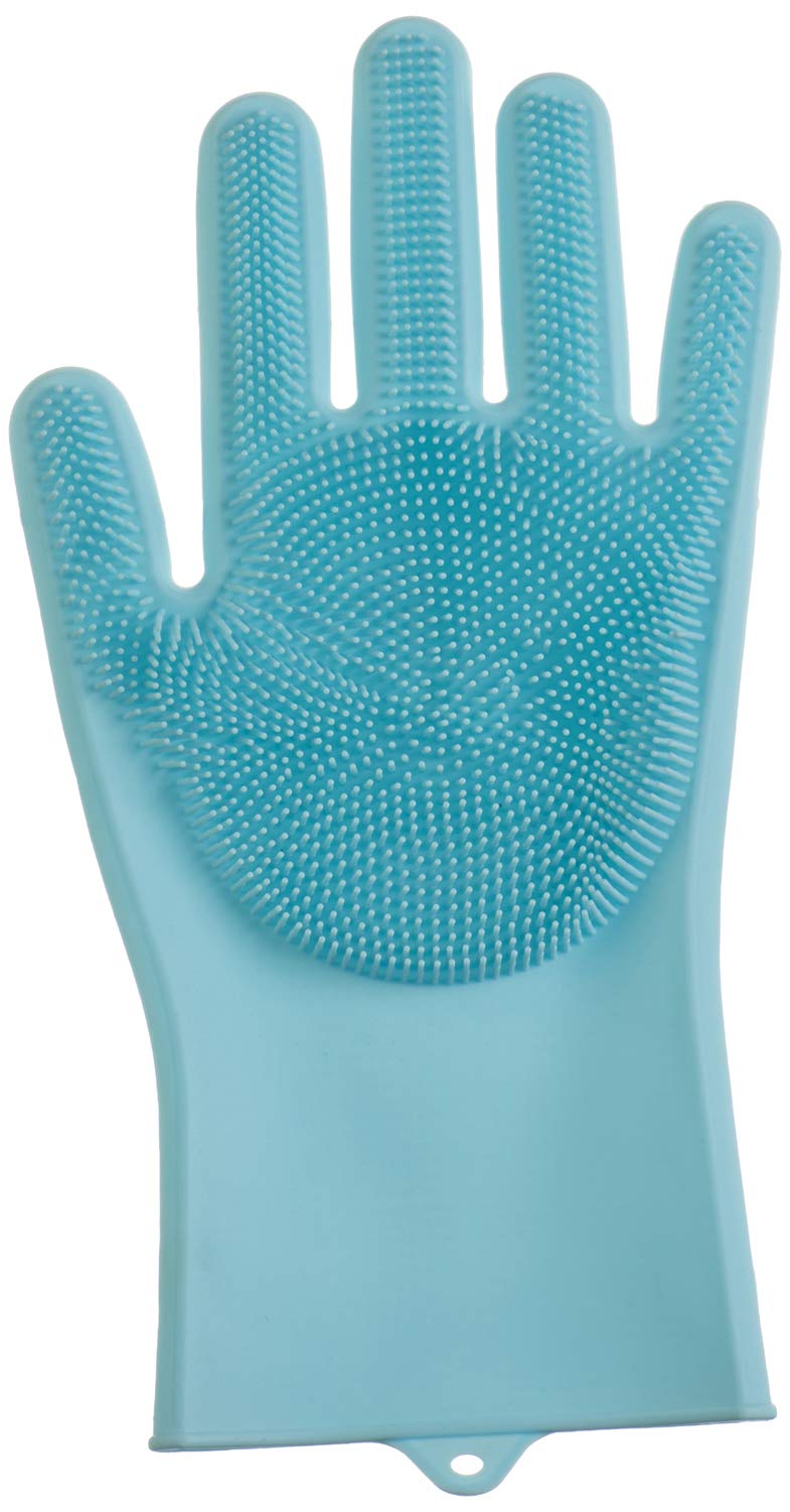 Silicon Cleaning Gloves Set, Turquoise - 2 Pieces