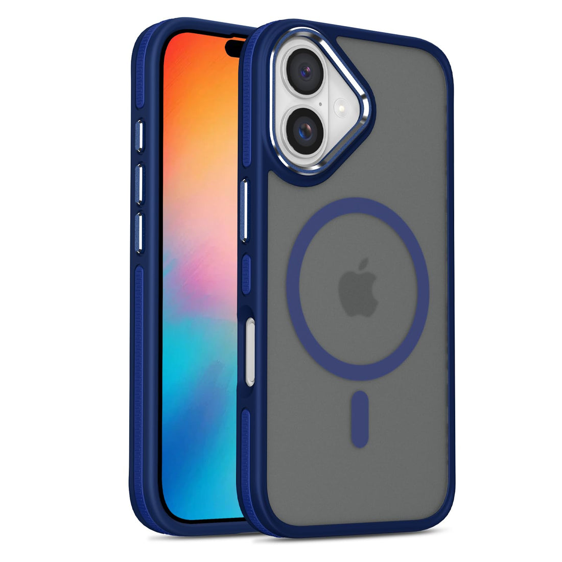 for iPhone 16 Case Compatible with Magsafe, iPhone 16 Phone Case,Translucent Matte Back Slim Magnetic Case for iPhone 16 6.1"