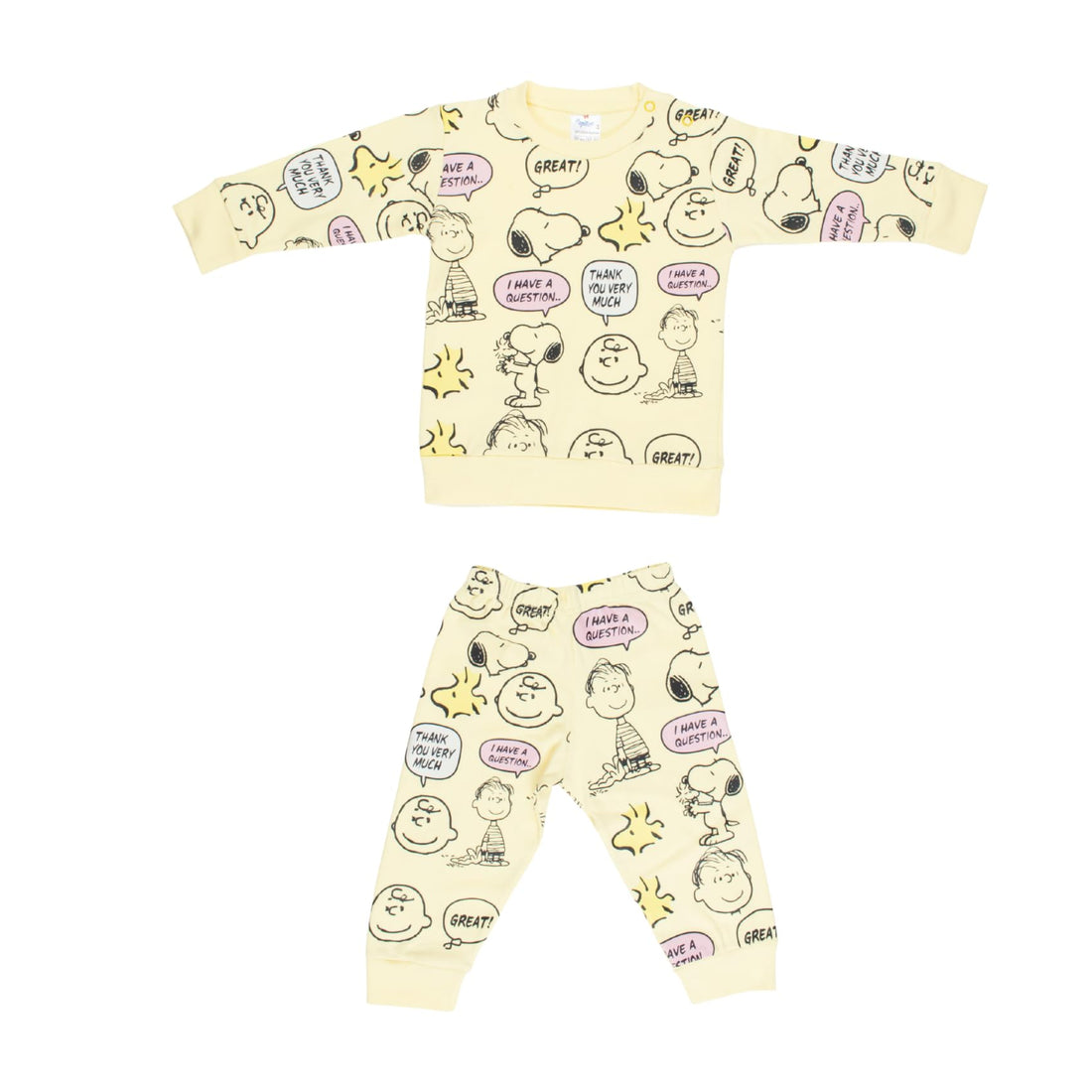 Papillon Unisex Pajama Long Sleeves T-shirt&Pants Printed Dog Pajama Set (pack of 1)