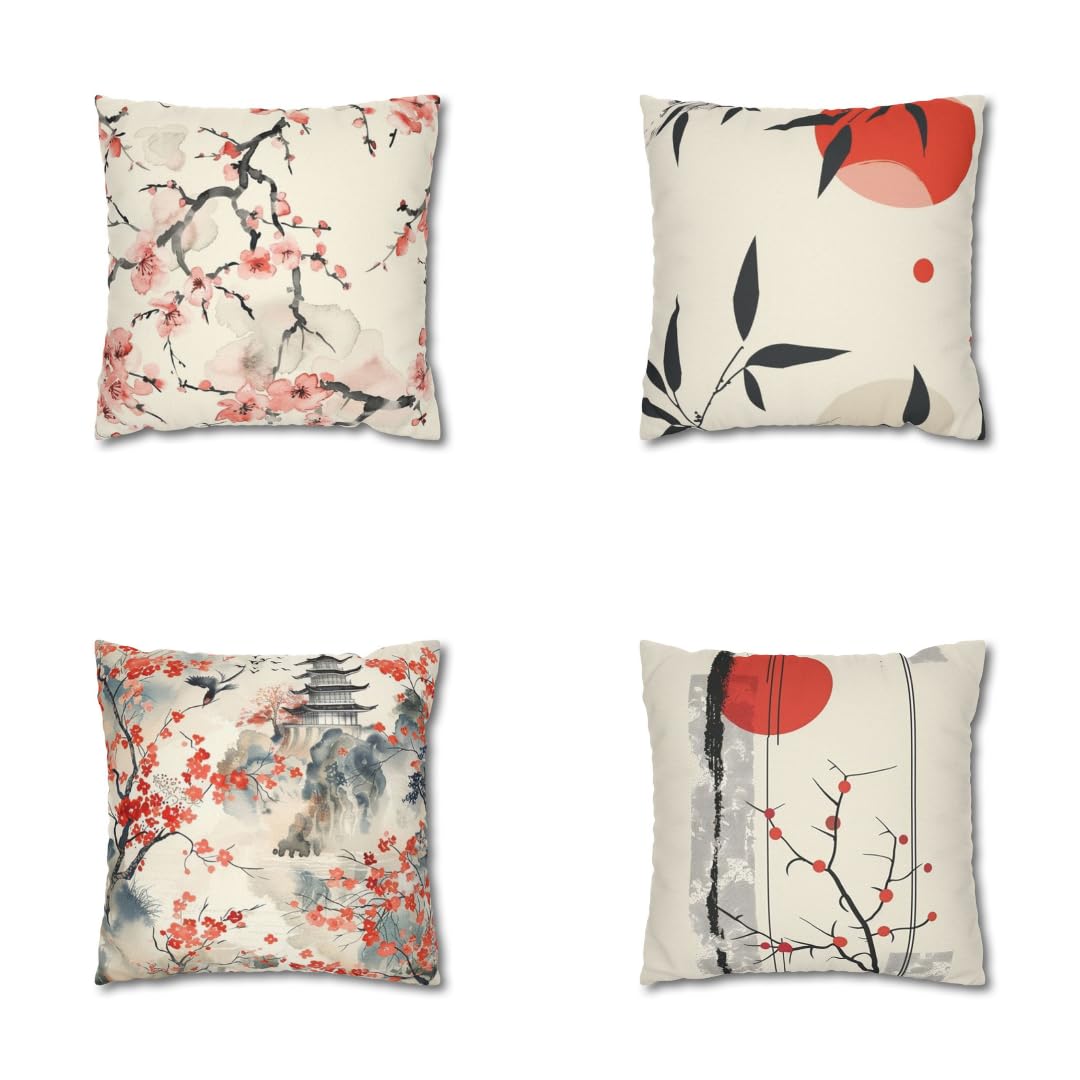 Pillow Case Cushion Cover set from MEGA JO in modern colors and attractive designs 18 x 18 inches 45 x 45 cm (MJ- (171))