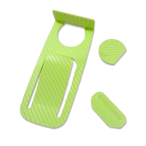 Innovative Door Stopper Multifunction Spring-Loaded Door Cap Holds (Green)