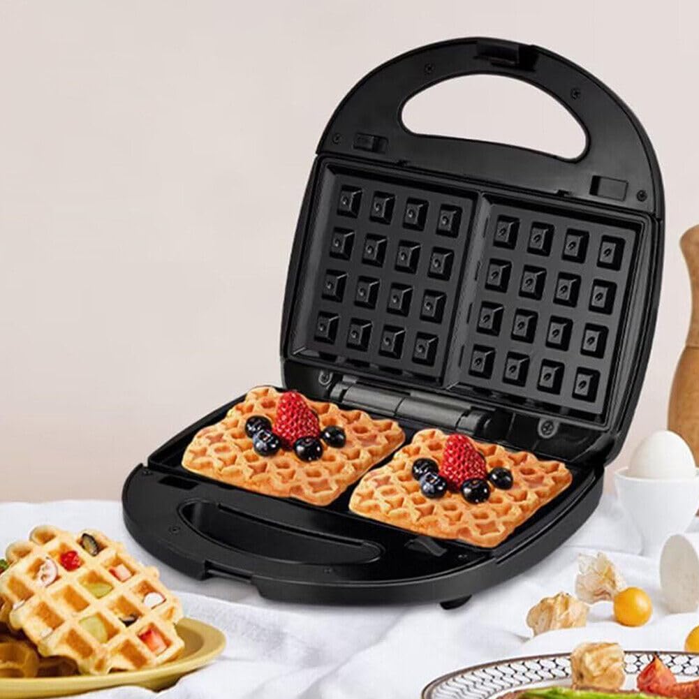 Waffle Maker 1000 W, With Black Color