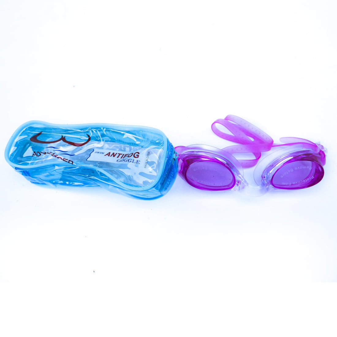 Swimming Goggles Purple Comfortable Fit for Training and Swimming
