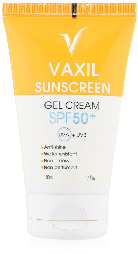 Vaxil Sunscreen Gel Cream SPF50+ 50 ml