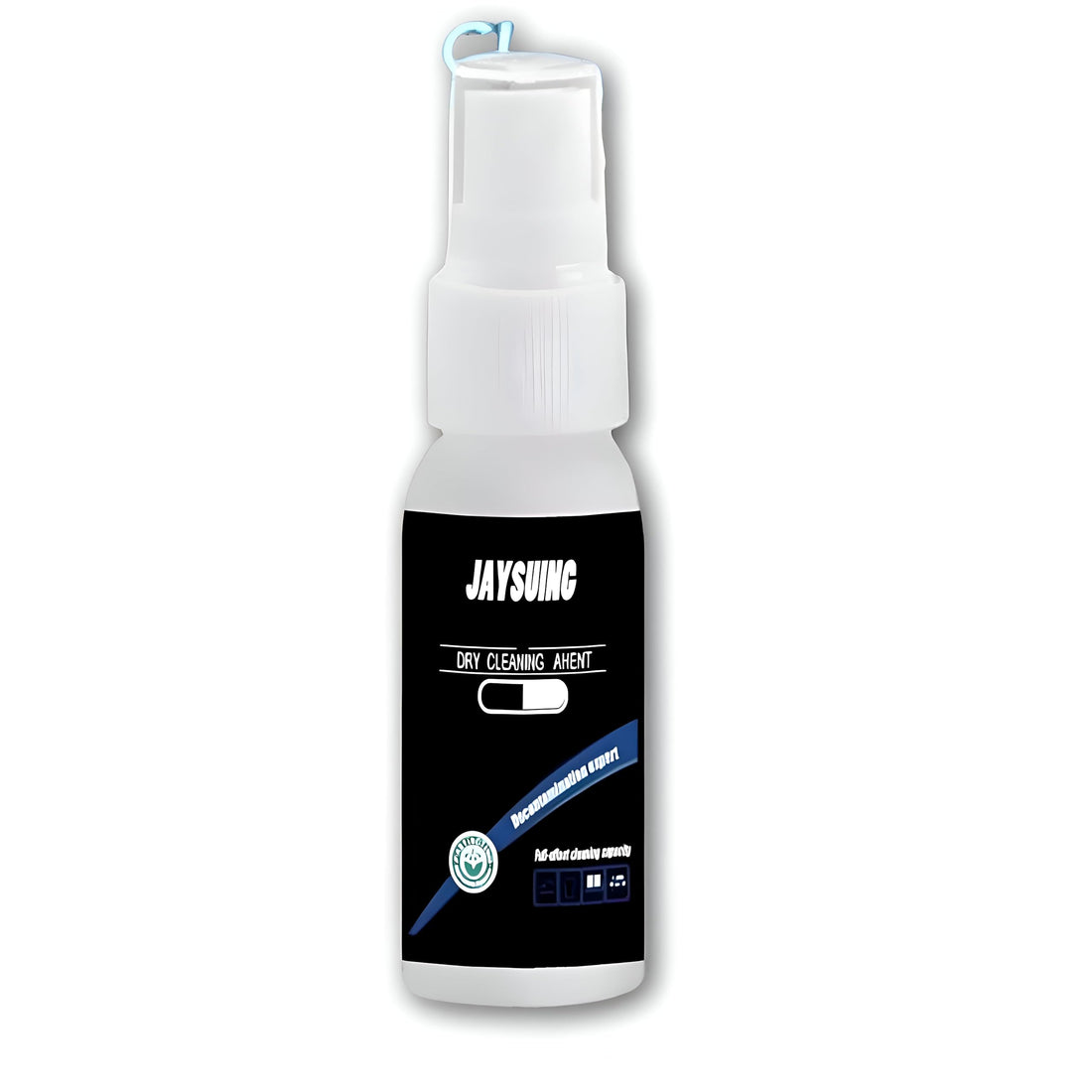 Dry Cleaning Agent - Powerful stain-removing spray for clothes and upholstery, no-wash formula removes dirt, grease, and odors in seconds, 60ml portable bottle for quick refreshes.