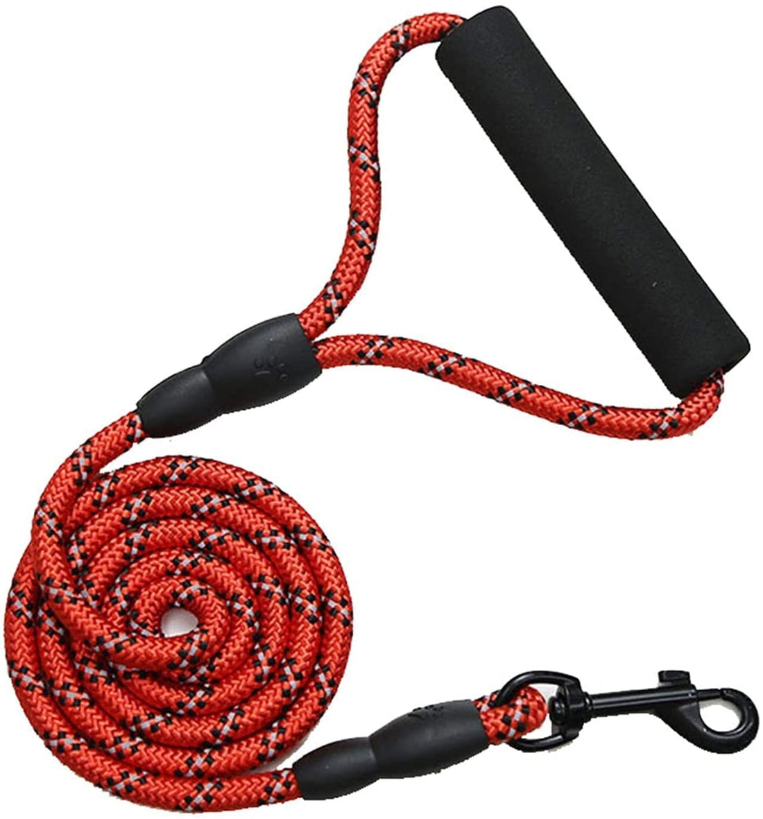 Nylon Safety Small and Medium Leash Beautiful Light Up Dog Pet Clip (Multicolor, 5ft)