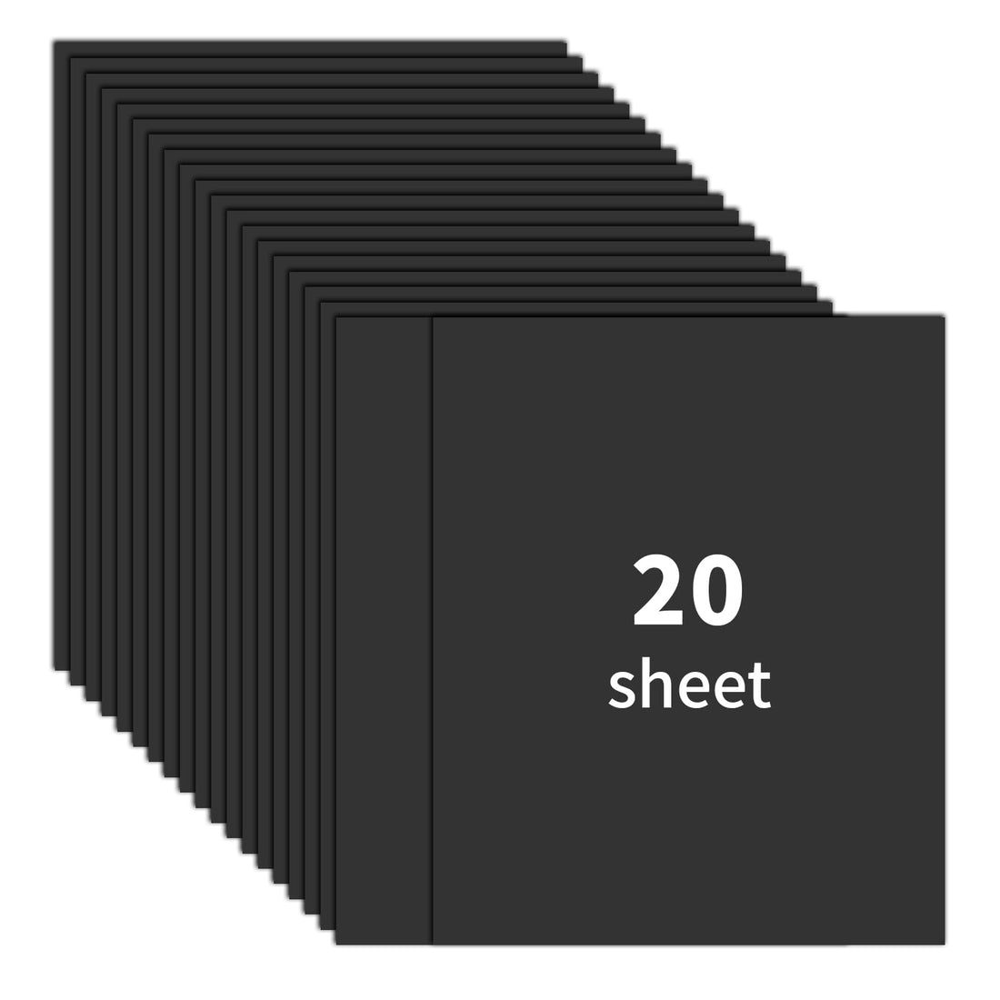 YINUOYOUJIA Black 8.5'' x 11''Cardstock Paper,250gsm/92bl Thick Paper-25sheet Premium Black Construction Paper,Double Sided Printer Paper,for Christmas Cards,Craft,Invitations,Scrapbook Supplies.
