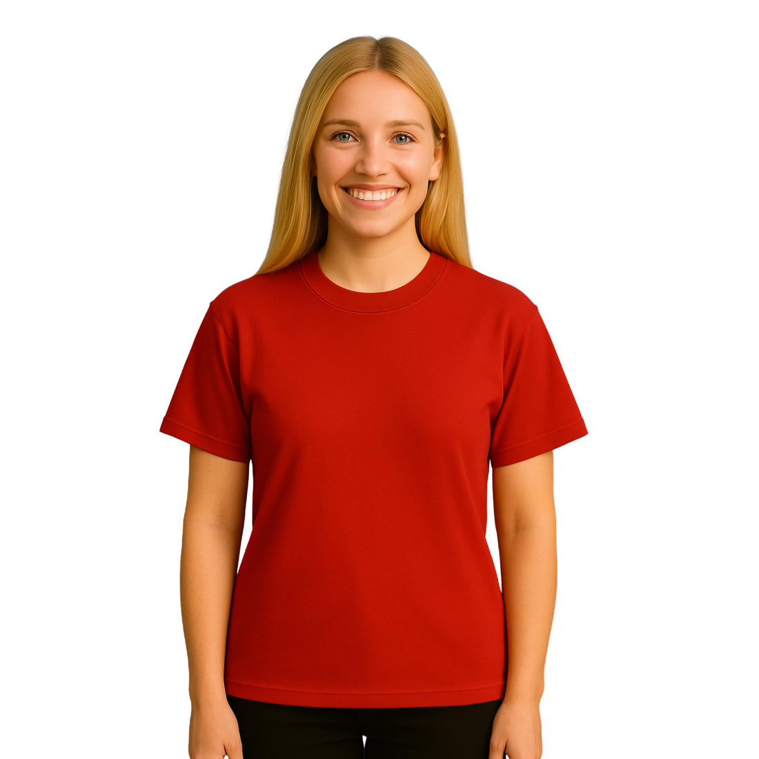 Cotton Oversized Regular T-Shirt for Women, Round Neck, Short Sleeve, Casual, Modern, 100% cotton