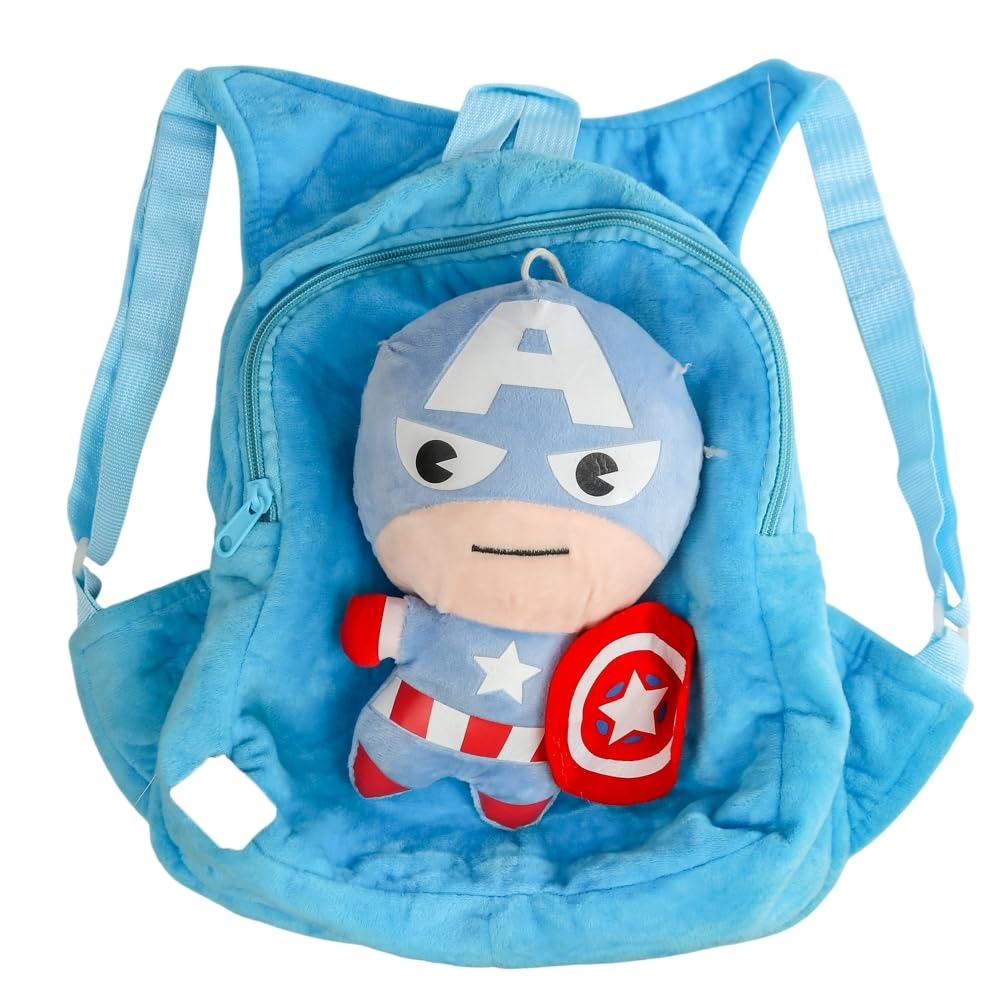 Captain America Soft Plush Backpack for Kids - 2238