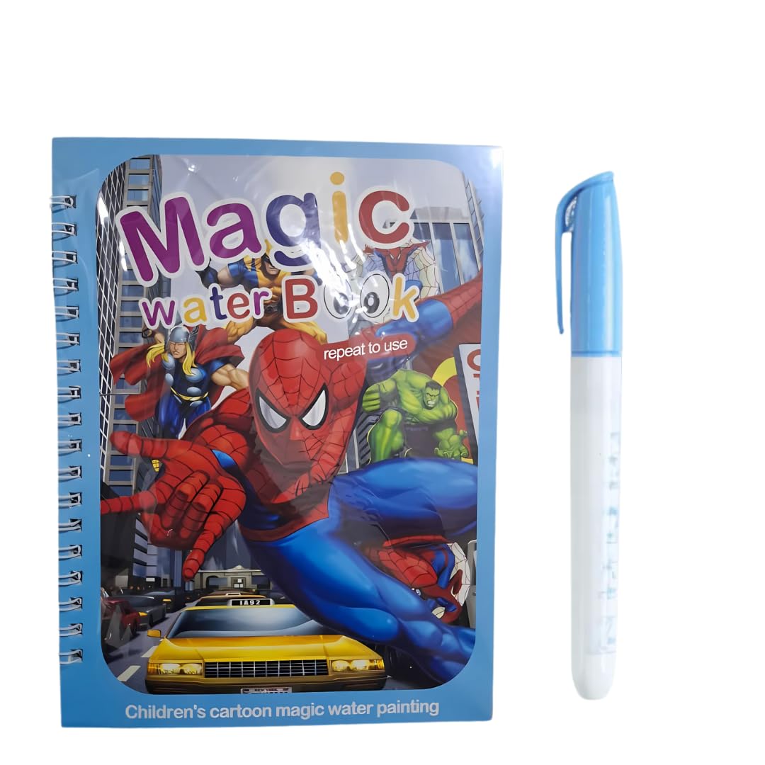 Magic Water Coloring Book for Kids - Fun and Safe with Educational Graphics