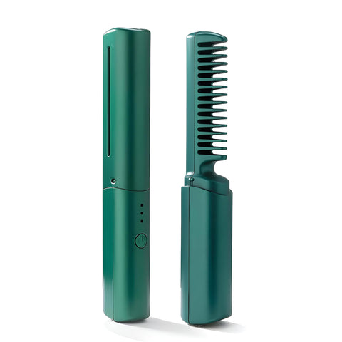 Mini Hair Styler with Portable & Rechargeable Features, Cordless Electric Hair Brush for Hair Care on The Go Compact Design with Rechargeable Hair Brush and Mini Charger